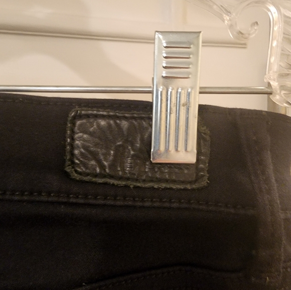 Express black skinny cotton jeans/leggings - size 6 short - Picture 4 of 7